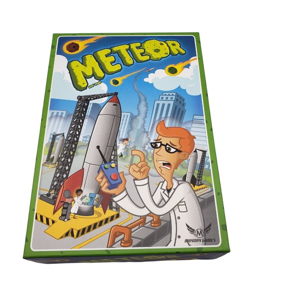 Meteor Mayday Games Co-op 1–5 Players 13+ Kickstarter Mike Young Opened Unused